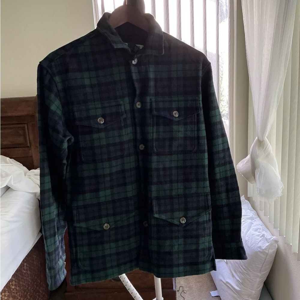 Men's Green Plaid Jacket